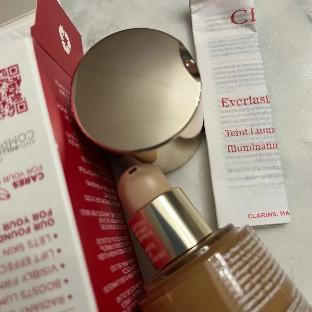 CLARINS‎ 116.5W Foundation Everlasting Youth Fluid Liquid Makeup Beauty 30ml 1oz